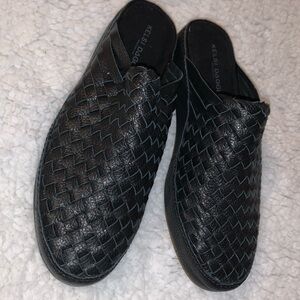 DEADSTOCK Kelsi Dagger // Brooklyn Woven Mules // Black // size 8